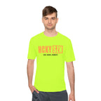 HCKYSZN (Deke Dangle) Adult Performance Tee - Neon Yellow/Mango/Black
