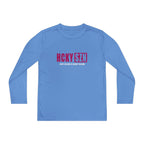 Every Season is HCKY SZN Youth Competitor Long Sleeve Tee (Raspberry Logo) - Various Colors
