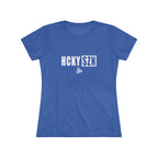 Women’s Hockey Vibe Triblend Tee (White Logo)