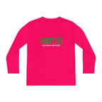 Every Season is HCKY SZN Youth Competitor Long Sleeve Tee (Green Logo) - Various Colors