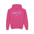 Youth HCKY SZN (Lavender Logo) Hooded Sweatshirt - Various Colors