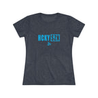 Women’s Hockey Vibe Triblend Tee (Sky Blue Logo)