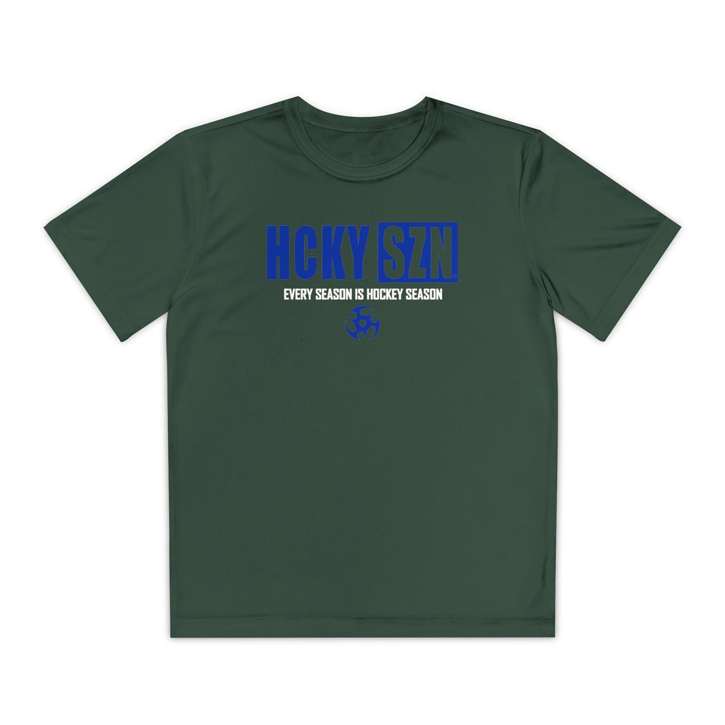 Every Season is HCKYSZN Youth Competitor Tee (Royal Blue Logo) - Various Colors