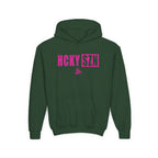 Youth HCKY SZN (Hot Pink Logo) Hooded Sweatshirt - Various Colors