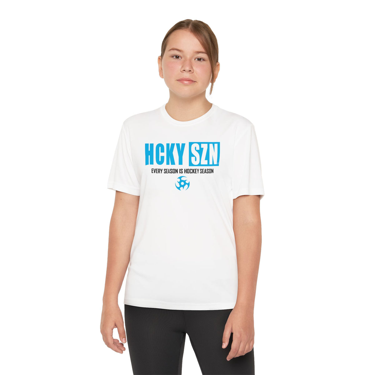 Every Season is HCKY SZN Youth Competitor Tee (Sky Blue  Logo) - Various Colors