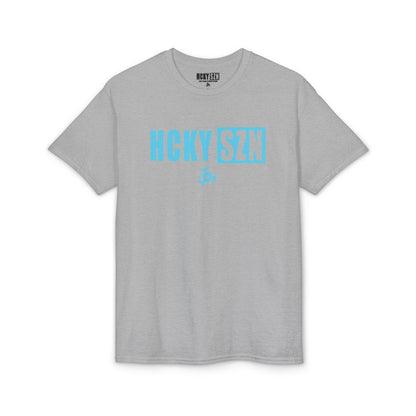 HCKY SZN Simple Star DryBlend Tee Shirt (Sky Blue Logo) - Various Colors