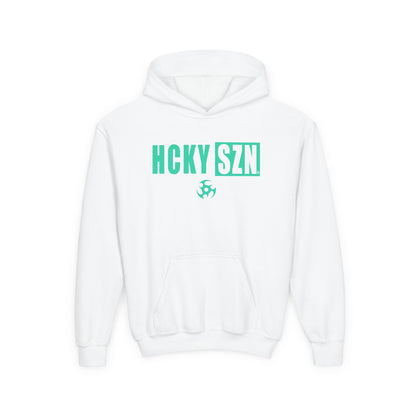 Youth HCKY SZN (Seafoam Logo) Hooded Sweatshirt - Various Colors