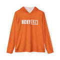 HCKY SZN Big Logo Performance Warmup Hoodie (Orange/White)