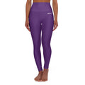 HCKY SZN High Waisted Yoga Leggings (Wineberry Purple)