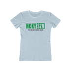Every Season Is Hockey Season Women's Boyfriend Tee (Green Logo) - Various Colors