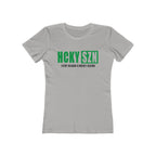 Every Season Is Hockey Season Women's Boyfriend Tee (Green Logo) - Various Colors