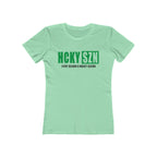 Every Season Is Hockey Season Women's Boyfriend Tee (Green Logo) - Various Colors