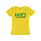 Every Season Is Hockey Season Women's Boyfriend Tee (Green Logo) - Various Colors