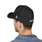 Upside Down HCKY SZN Embroidered Flex Fit Hat (Black/White)