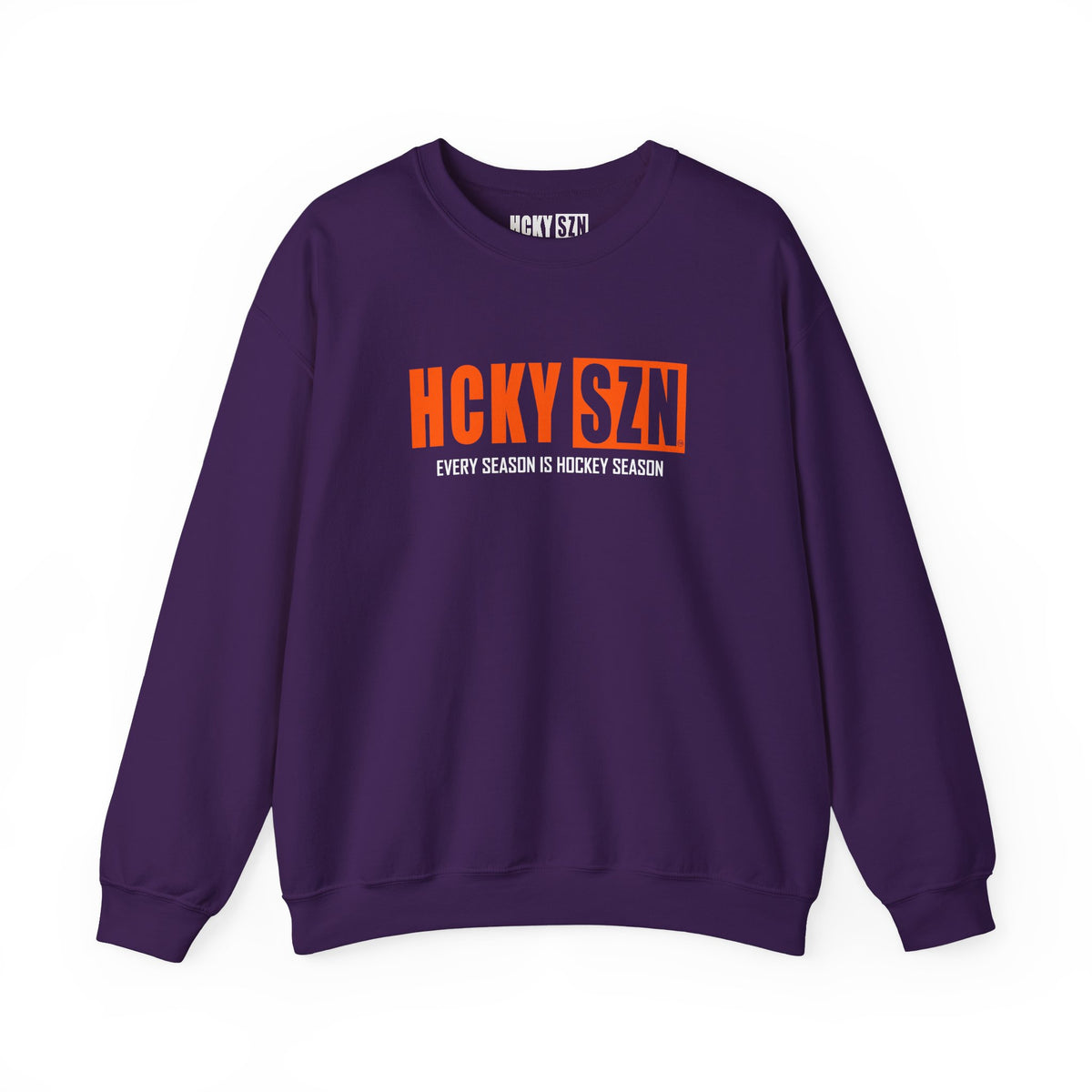 HCKY SZN Crewneck Sweatshirt (Orange Logo) - Various Colors