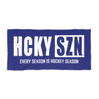 Every Season is HCKY SZN Beach Towel (Blue)