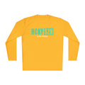 HCKYSZN (All Gas) Long Sleeve Adult Performance Tee - Gold/Seafoam/White