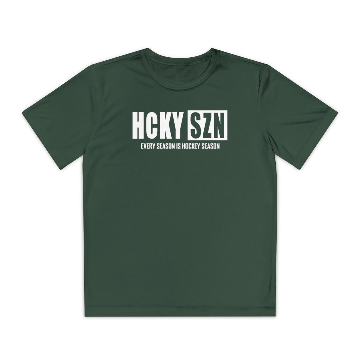 Every Season is HCKYSZN Youth Competitor Tee - White Logo