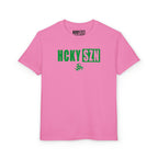 Youth HCKY SZN DryBlend Tee Shirt (Green Logo) - Various Colors
