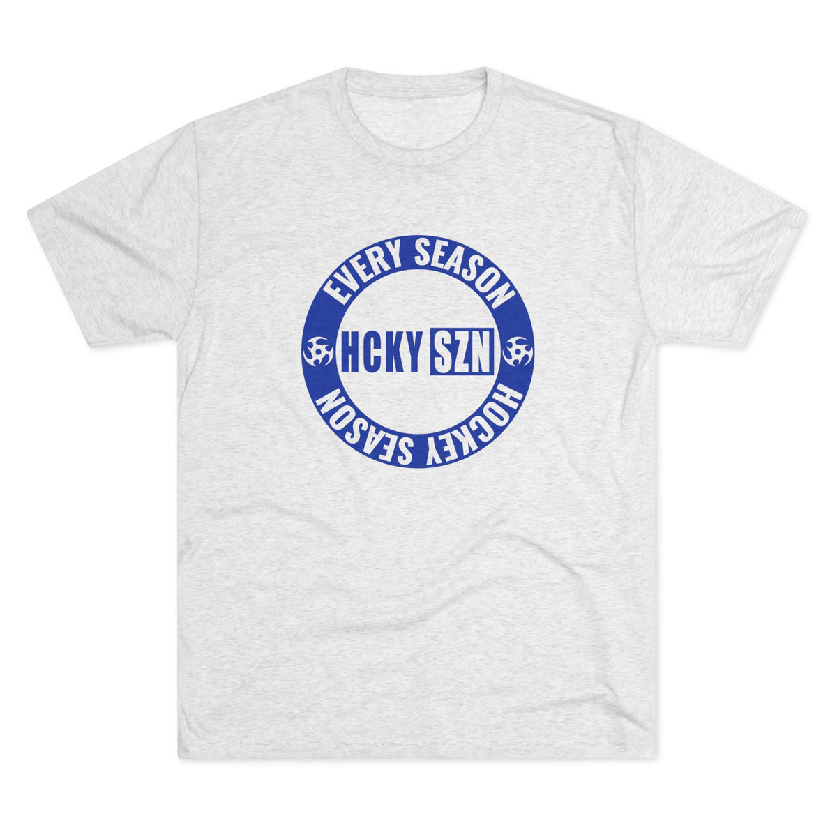 HCKY SZN Circle Logo TriBlend Tee Shirt (Royal Blue) - Various Colors
