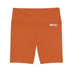 HKY SZN High Waisted Workout Shorts (Copper Orange)