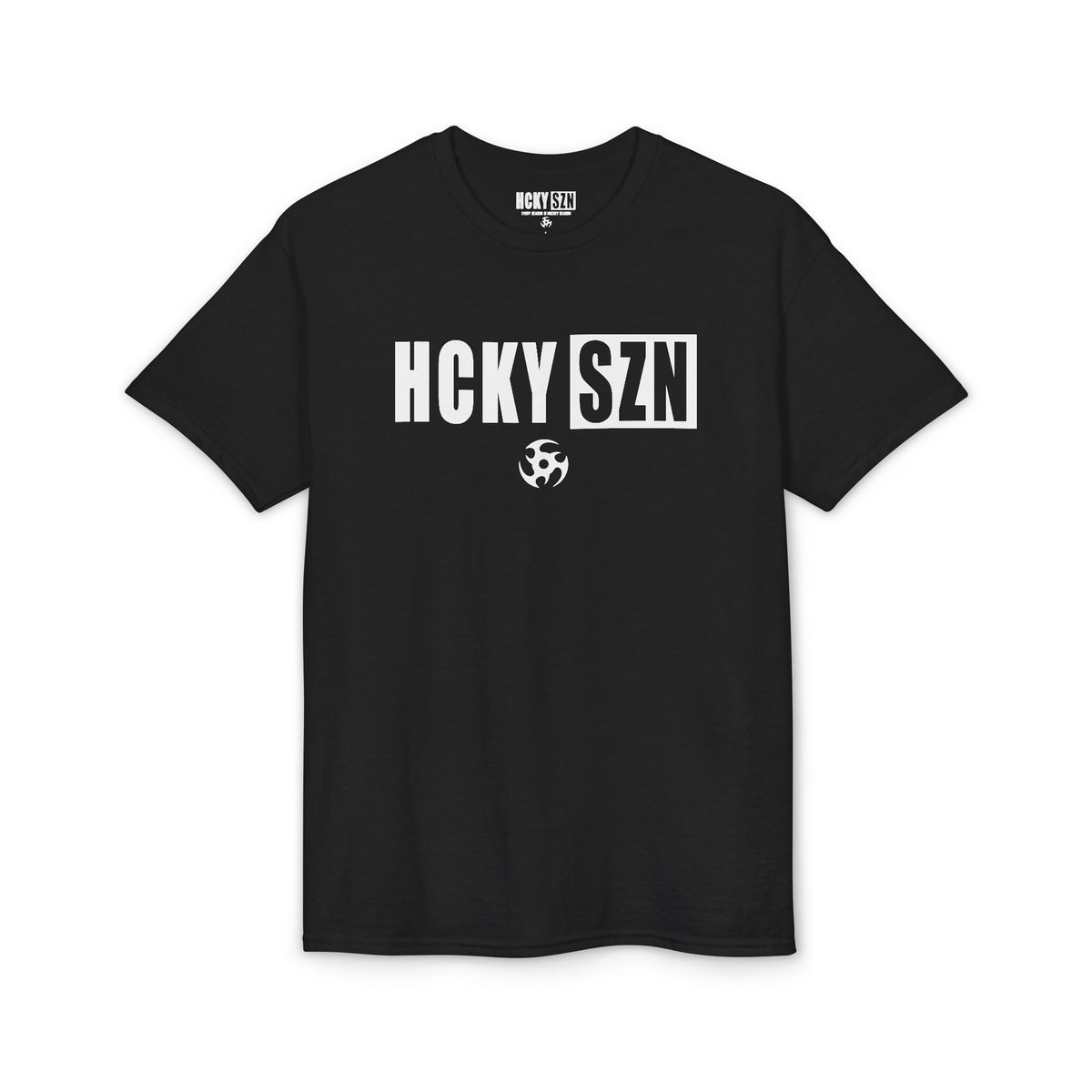 HCKY SZN Simple Star DryBlend Tee Shirt (White Logo) - Various Colors