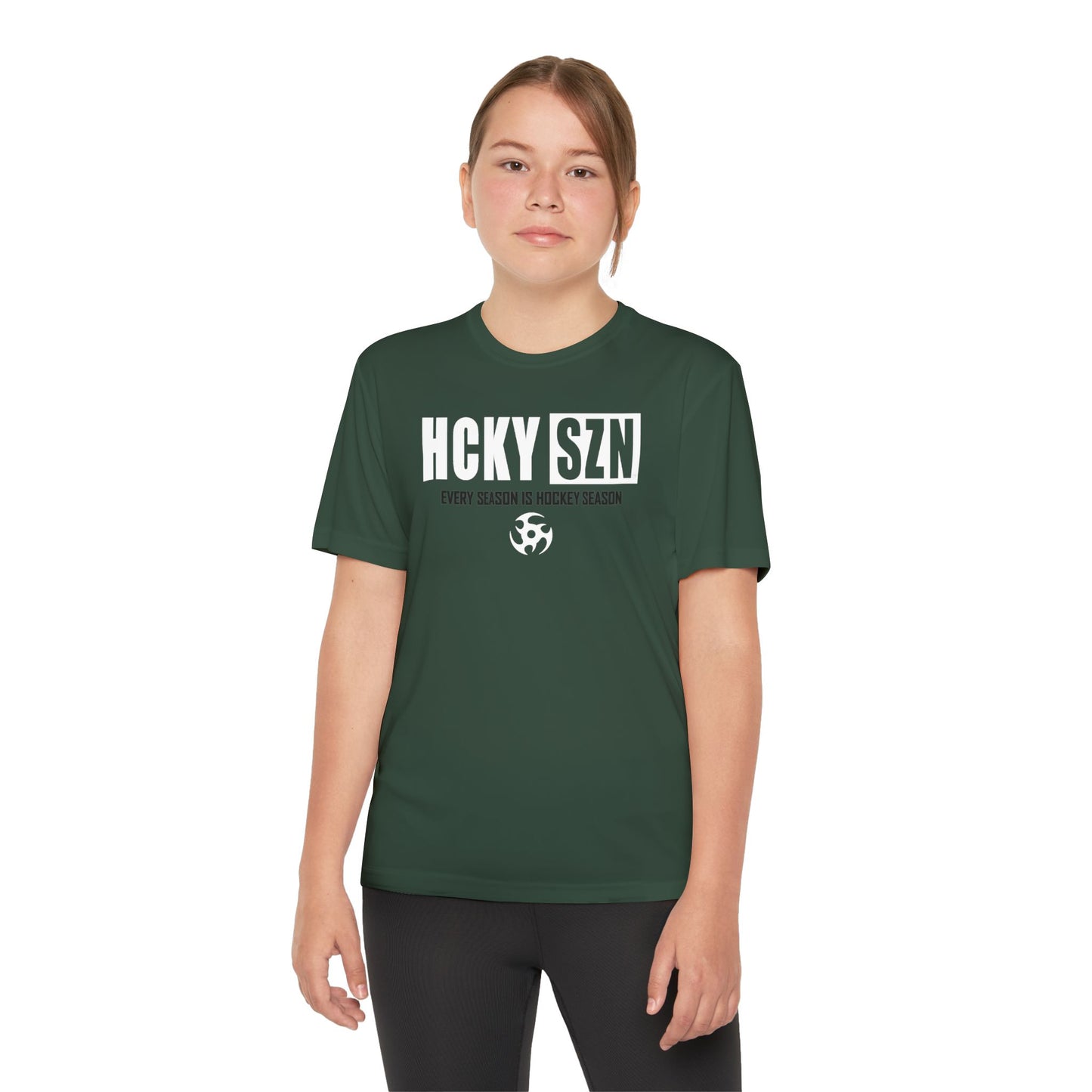 Every Season is HCKY SZN Youth Competitor Tee (White Logo) - Various Colors