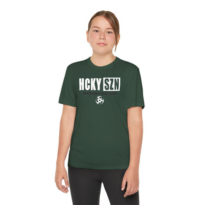 Every Season is HCKY SZN Youth Competitor Tee (White Logo) - Various Colors