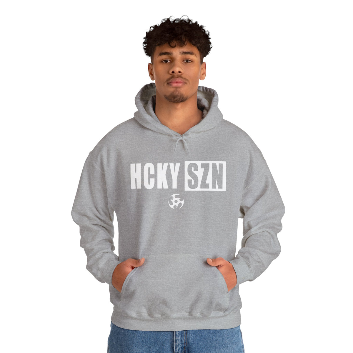 HCKY SZN (White Logo) Hooded Sweatshirt - Various Colors