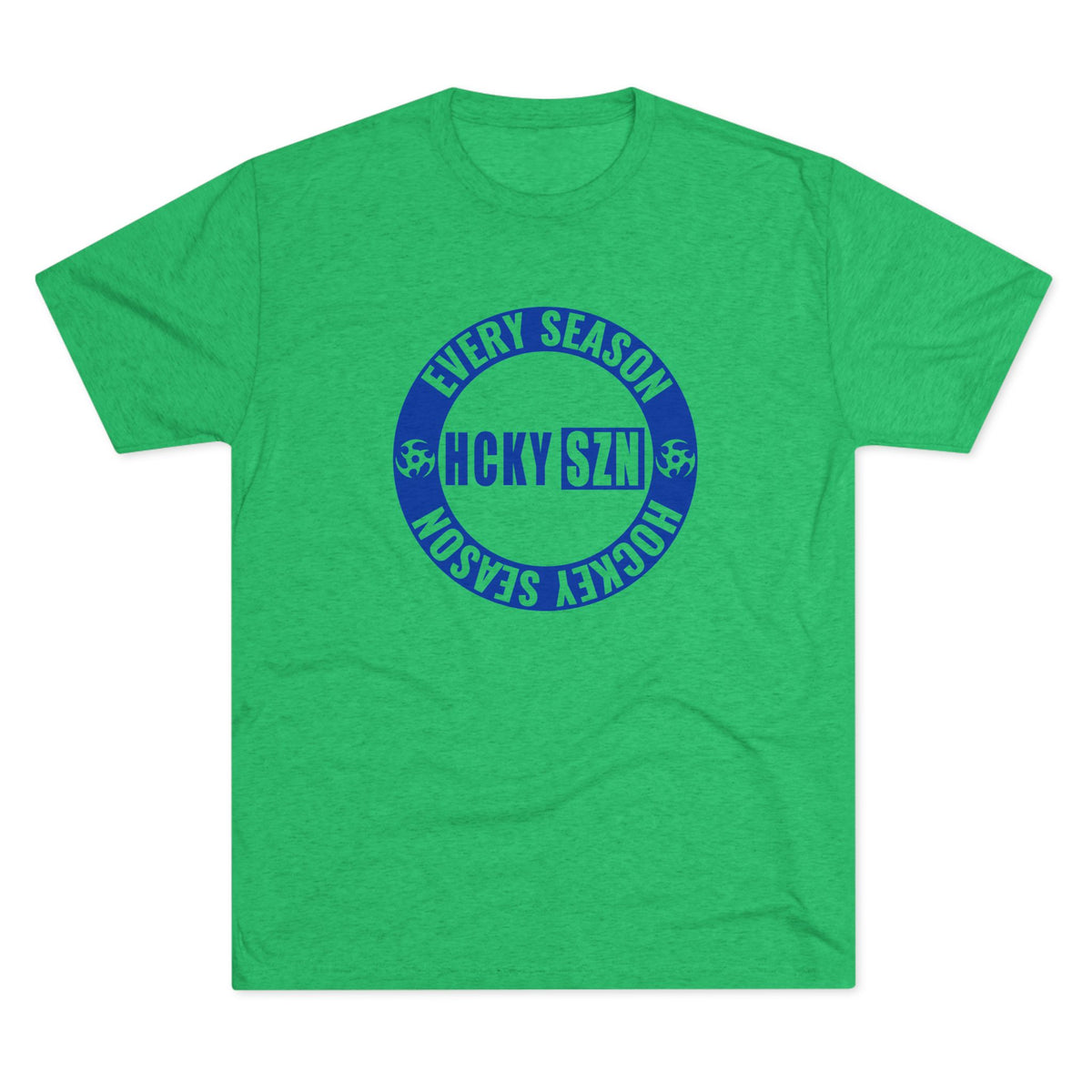HCKY SZN Circle Logo TriBlend Tee Shirt (Royal Blue) - Various Colors
