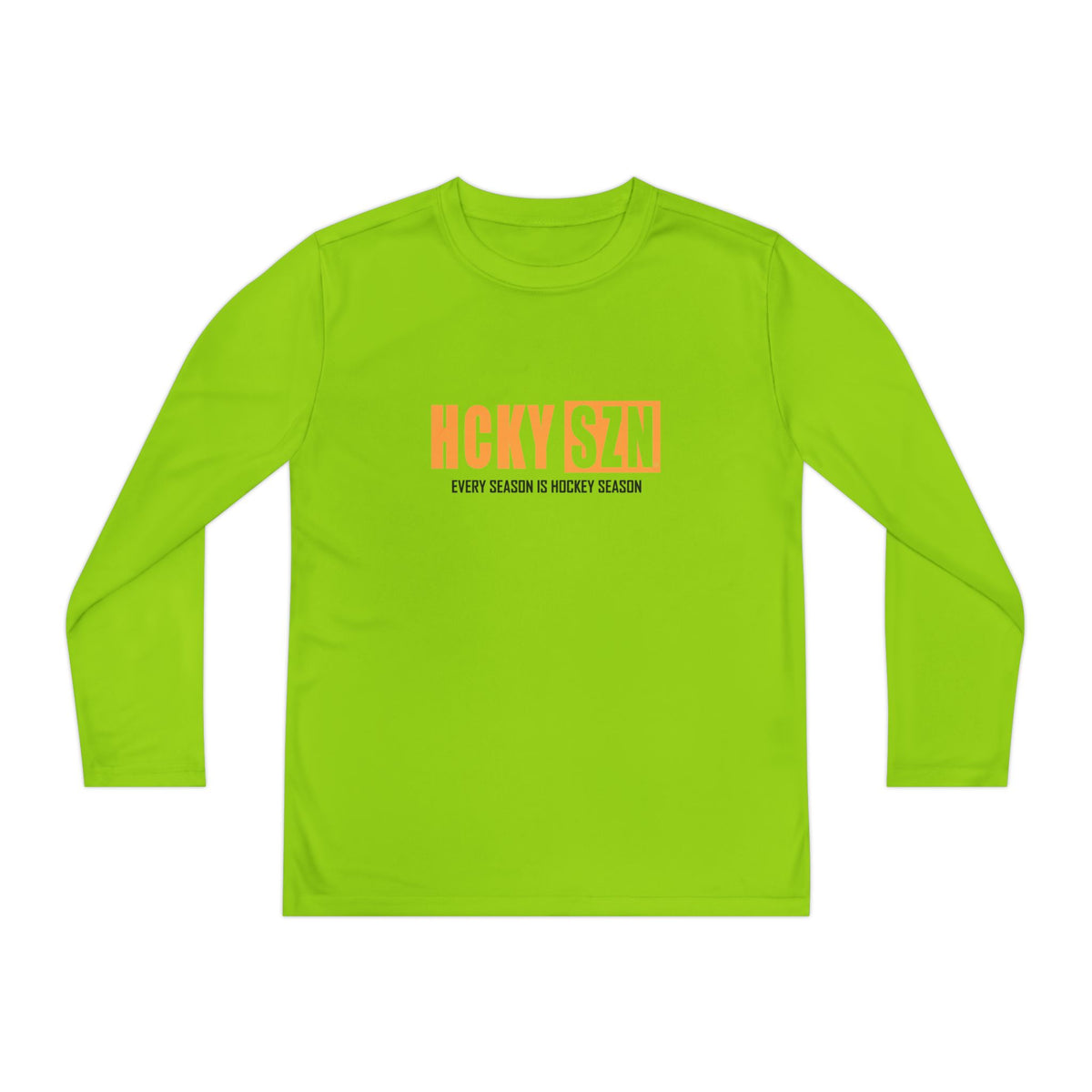 Every Season is HCKY SZN Youth Competitor Long Sleeve Tee (Mango Logo) - Various Colors