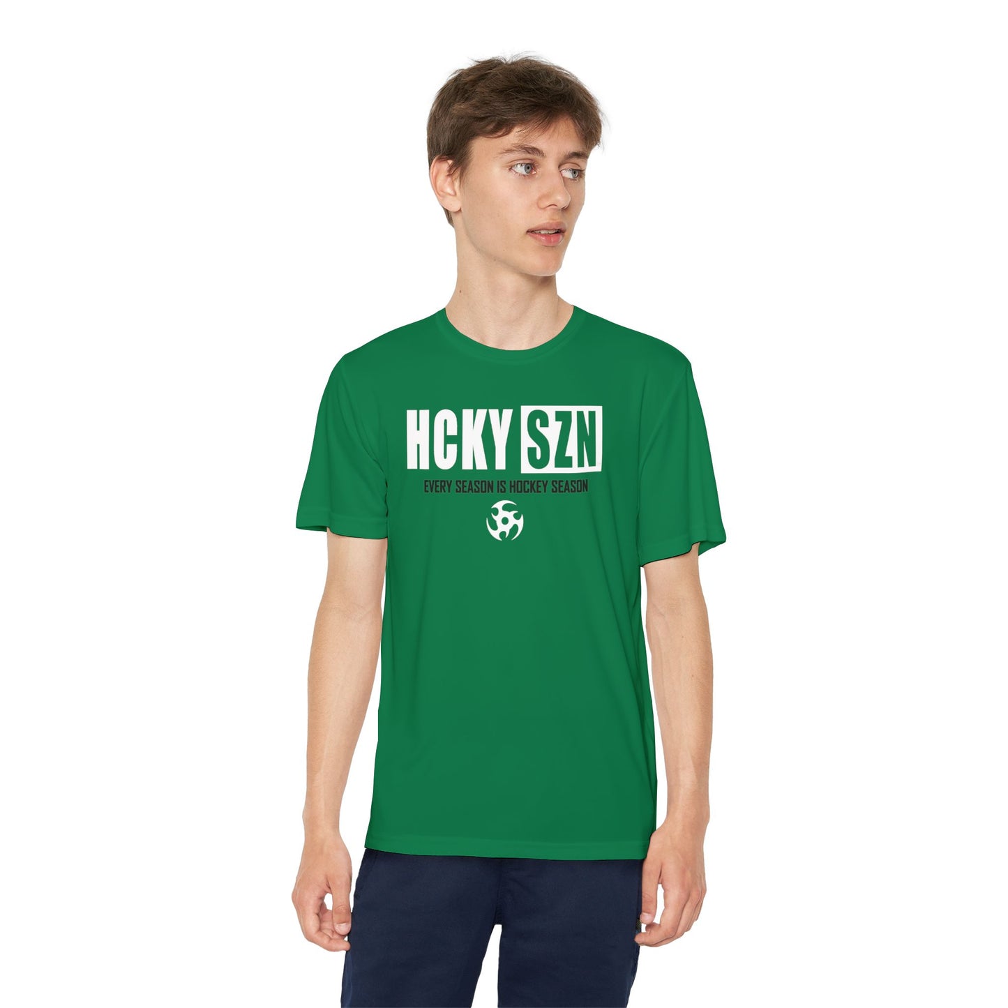 Every Season is HCKY SZN Youth Competitor Tee (White Logo) - Various Colors