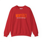 HCKY SZN Crewneck Sweatshirt (Orange Logo) - Various Colors