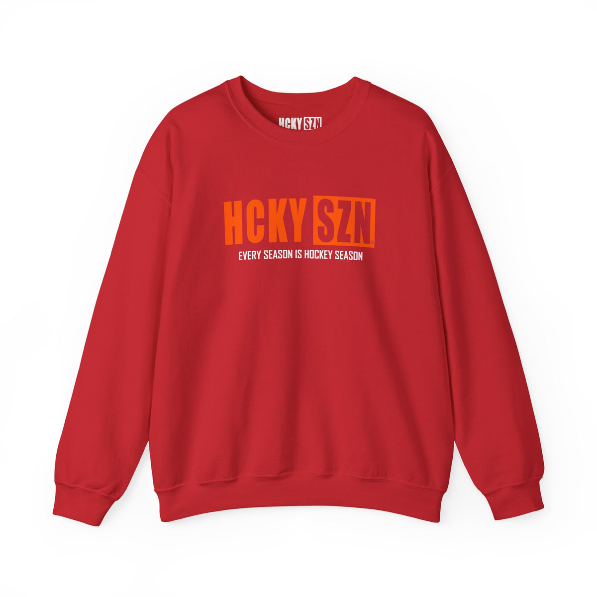 HCKY SZN Crewneck Sweatshirt (Orange Logo) - Various Colors