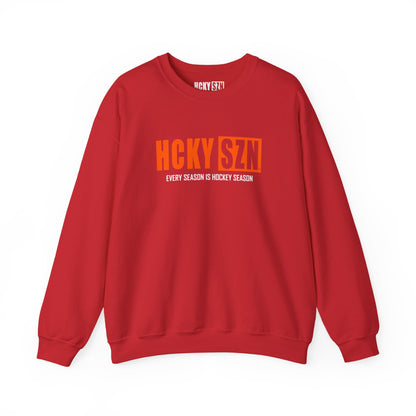 HCKY SZN Crewneck Sweatshirt (Orange Logo) - Various Colors
