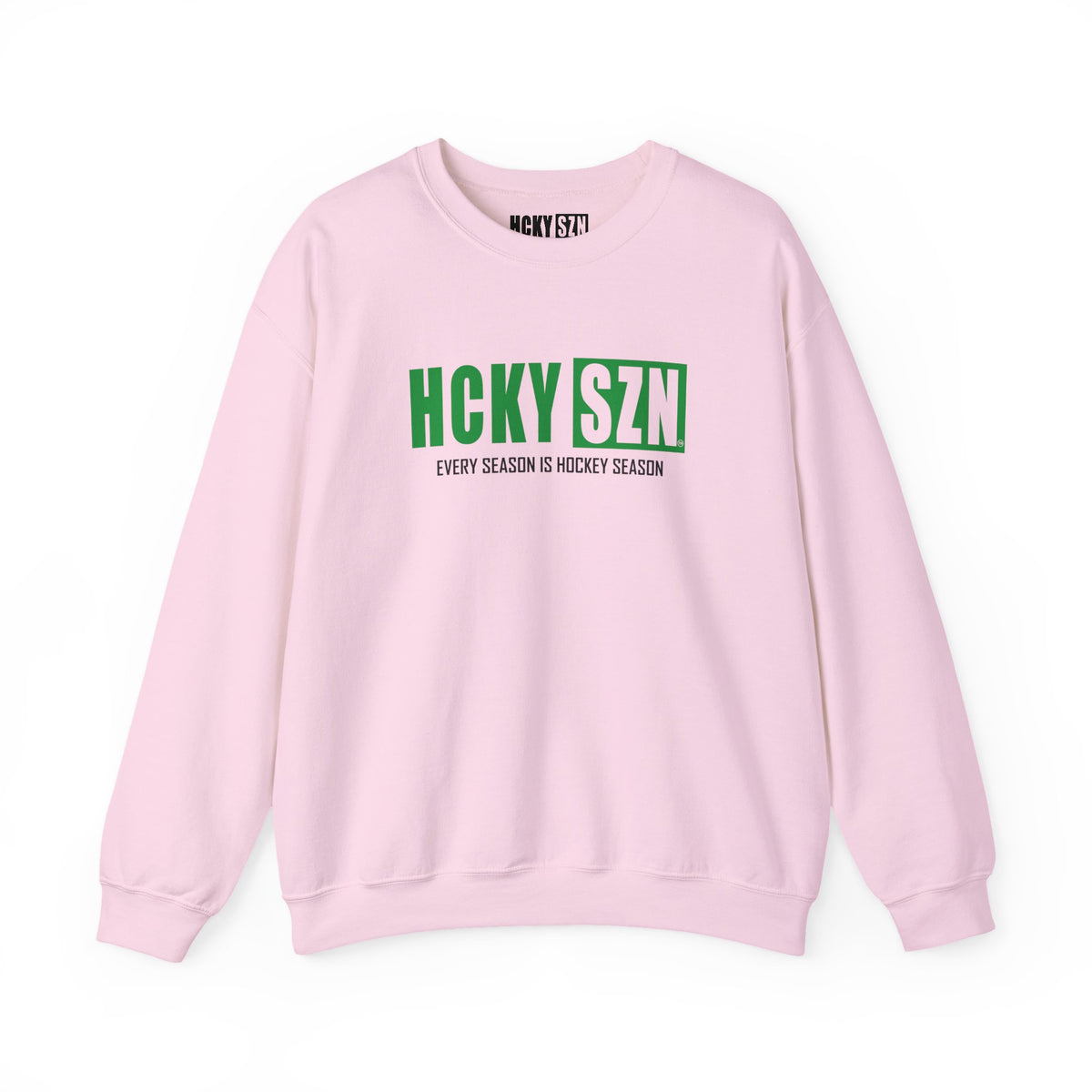 HCKY SZN Crewneck Sweatshirt (Green Logo) - Various Colors