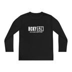 Every Season is HCKYSZN Youth Performance Long Sleeve Tee - White Logo