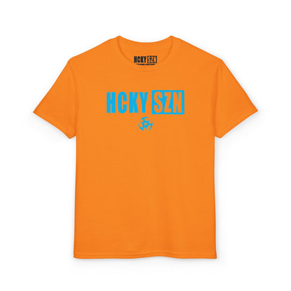 Youth HCKY SZN DryBlend Tee Shirt (Sky Blue Logo) - Various Colors