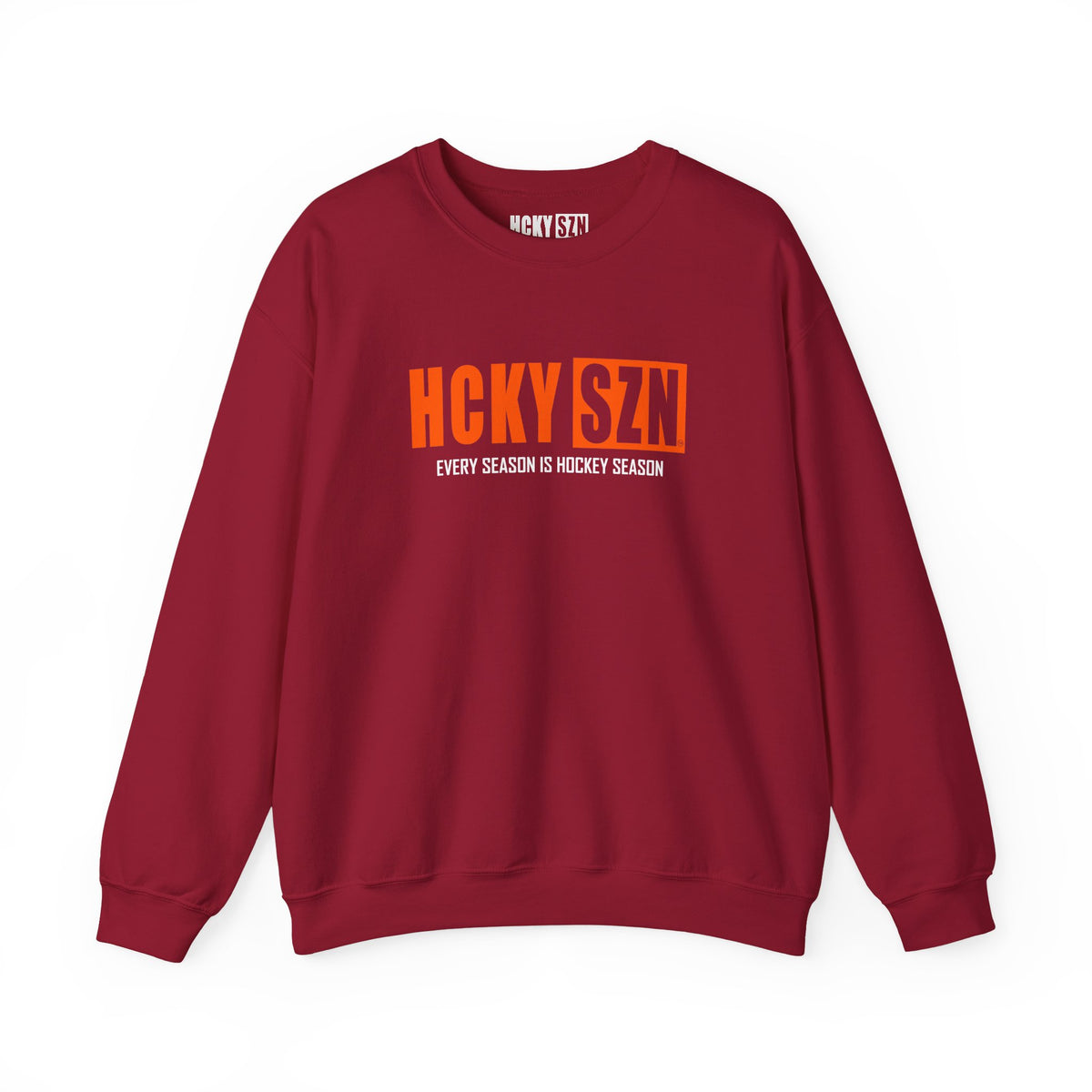 HCKY SZN Crewneck Sweatshirt (Orange Logo) - Various Colors