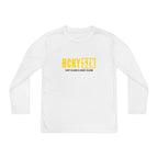 Every Season is HCKY SZN Youth Competitor Long Sleeve Tee (Yellow Logo) - Various Colors