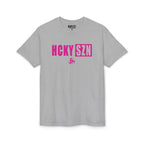HCKY SZN Simple Star DryBlend Tee Shirt (Pink Logo) - Various Colors