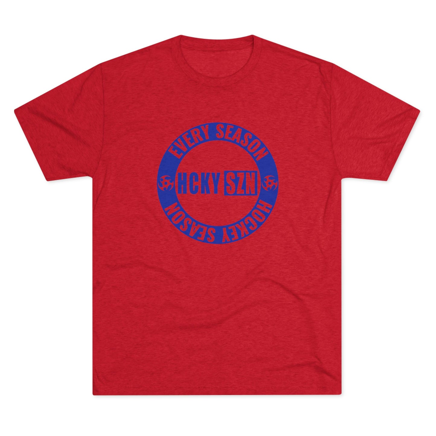 HCKY SZN Circle Logo TriBlend Tee Shirt (Royal Blue) - Various Colors