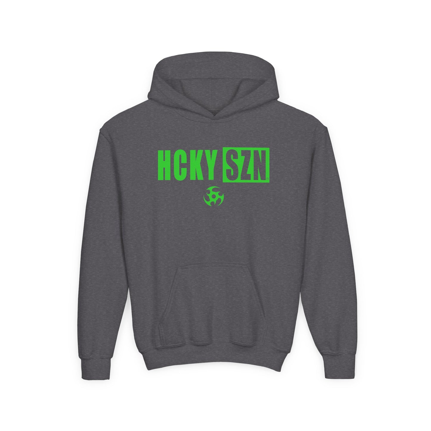 Youth HCKY SZN (Lime Logo) Hooded Sweatshirt - Various Colors
