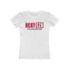 Every Season Is Hockey Season Women's Boyfriend Tee (Red Logo) - Various Colors