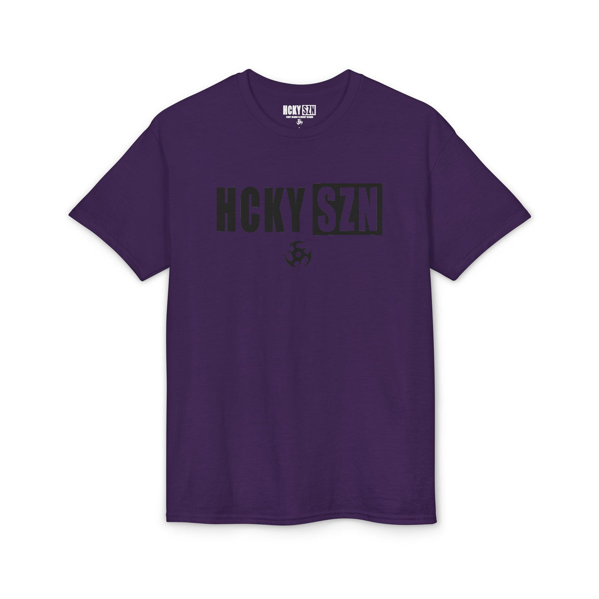 HCKY SZN Simple Star Logo DryBlend Tee Shirt (Black Logo) - Various Colors