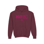 Youth HCKY SZN (Raspberry Logo) Hooded Sweatshirt - Various Colors