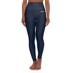 HCKY SZN High Waisted Yoga Leggings (Midnight Navy)