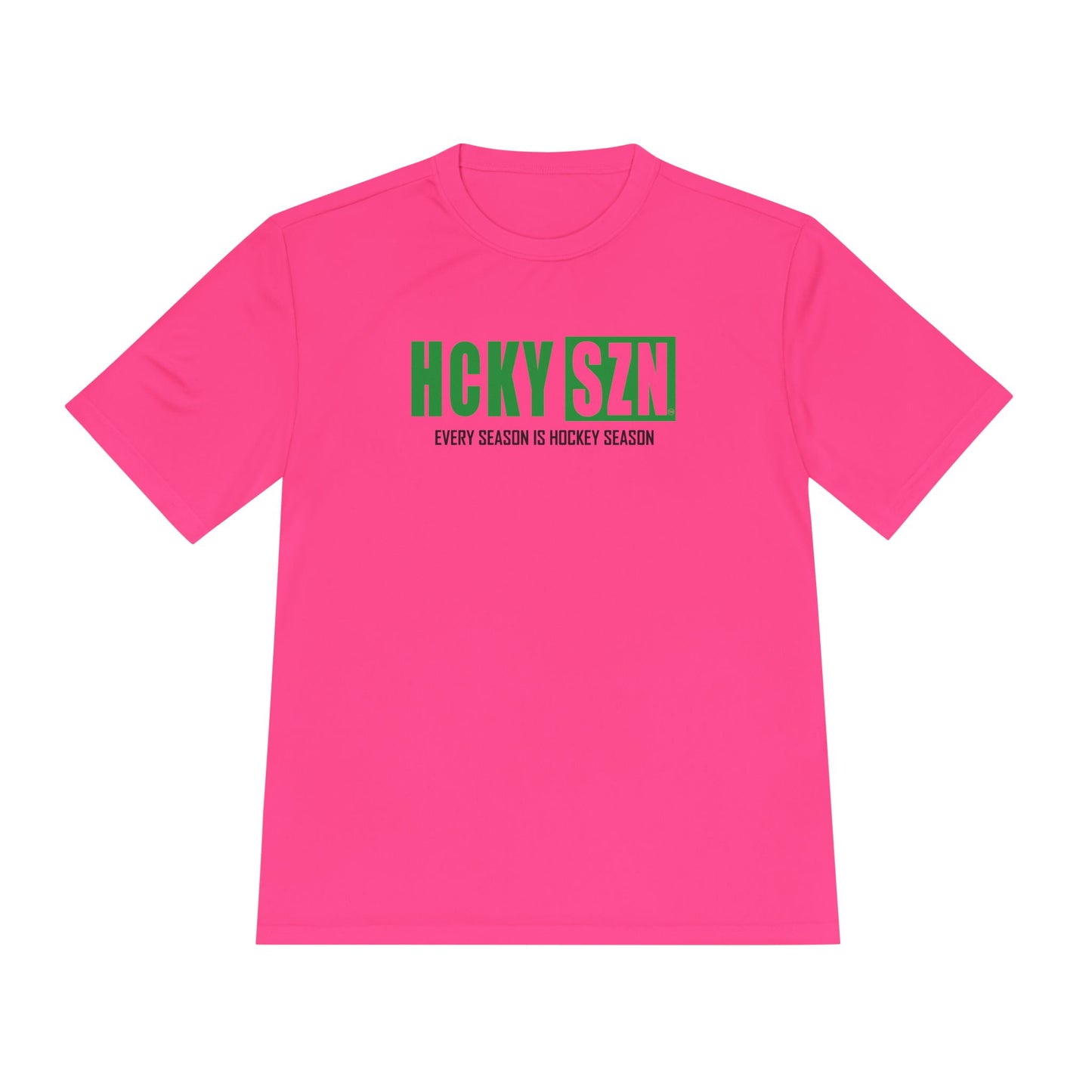 Every Season is HCKY SZN Performance Tee (Green Logo) - Various Colors