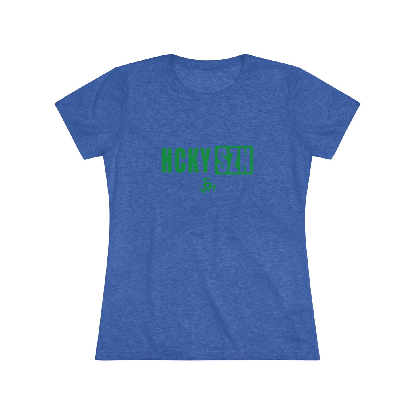Women’s Hockey Vibe Triblend Tee (Green Logo)