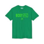 HCKY SZN Simple Star DryBlend Tee Shirt (Lime Logo) - Various Colors